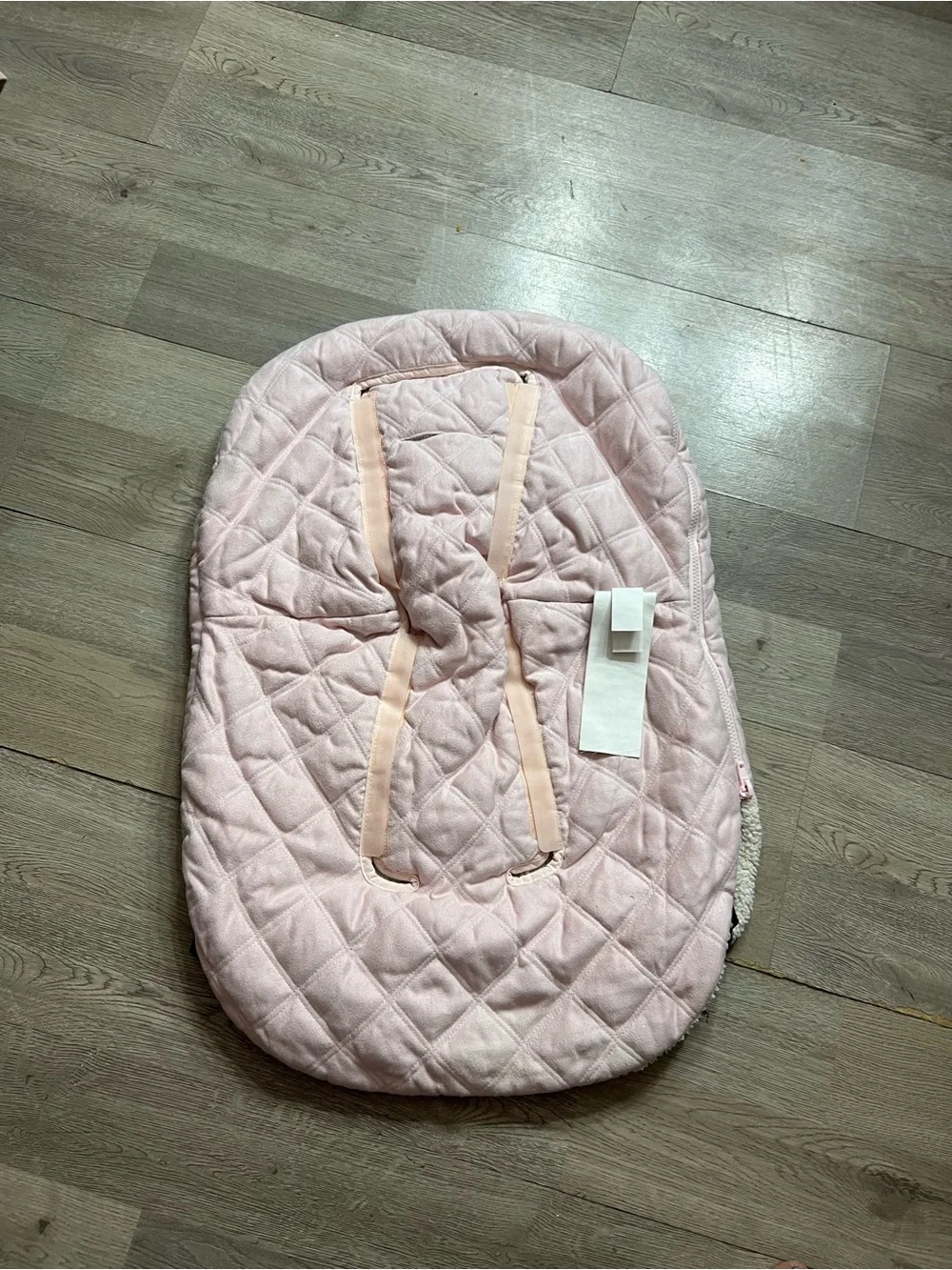 Quilted Pink Infant Seat Cushion - Soft Baby Support